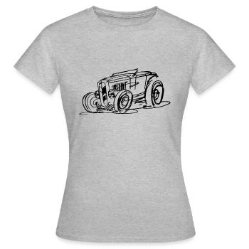 Auto 1932 - Frauen T-Shirt - Grau meliert - Vorne - AI Model Female 172 dark (172cm)