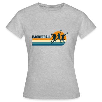Basketball basketball player basketball team - Women's T-Shirt - heather grey - Front - AI Model Female 172 dark (172cm)