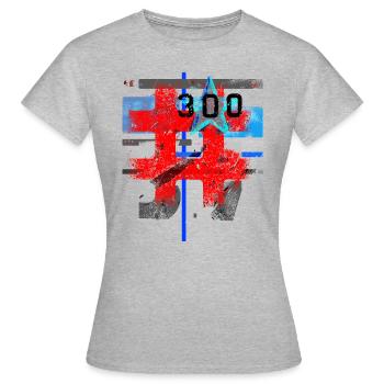 Abstract Casual - Women's T-Shirt - heather grey - Front - AI Model Female 172 dark (172cm)