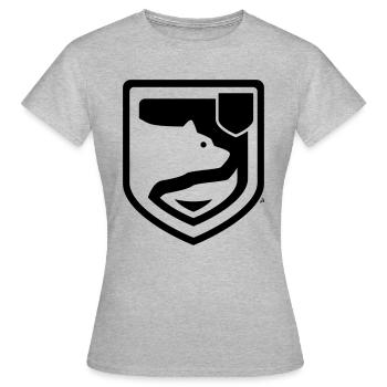 Insigne - Armée de Terre - T-shirt Femme - gris chiné - Devant - AI Model Female 172 dark (172cm)