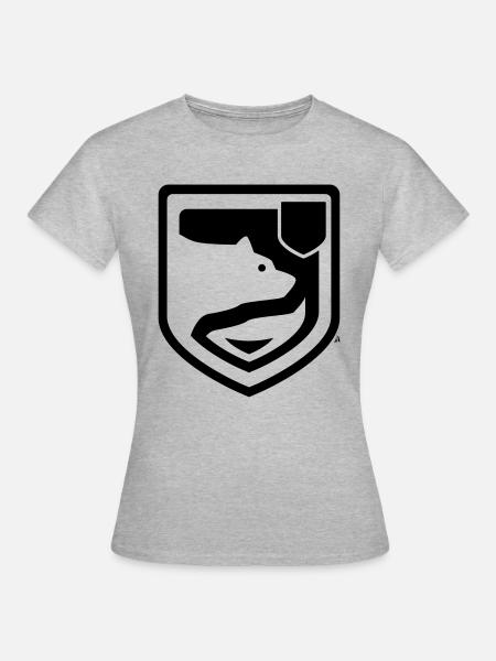 Abzeichen - Armee - Frauen T-Shirt - Grau meliert