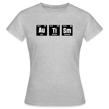 Autism Autism - Women's T-Shirt - heather grey - Front - AI Model Female 172 dark (172cm)