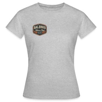 Balbinio Motor Club Vintage Badge - Women's T-Shirt - heather grey - Front - AI Model Female 172 dark (172cm)