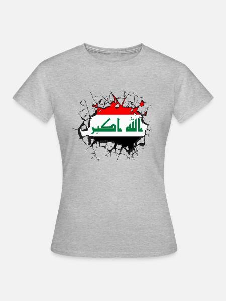 Irak - Frauen T-Shirt - Grau meliert