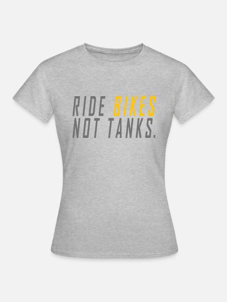 MTB - Frauen T-Shirt - Grau meliert
