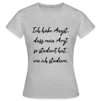 Studium Medizin Doktor Arzt - Frauen T-Shirt - Grau meliert - Vorne - AI Model Female 172 dark (172cm)