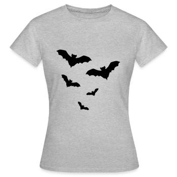 Bat bats - Women's T-Shirt - heather grey - Front - AI Model Female 172 dark (172cm)