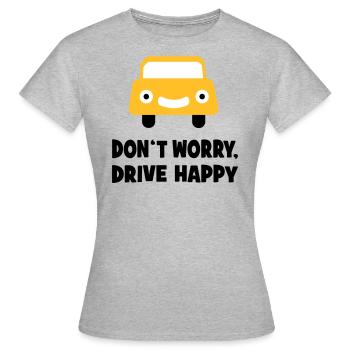 Conduire une voiture - T-shirt Femme - gris chiné - Devant - AI Model Female 172 dark (172cm)