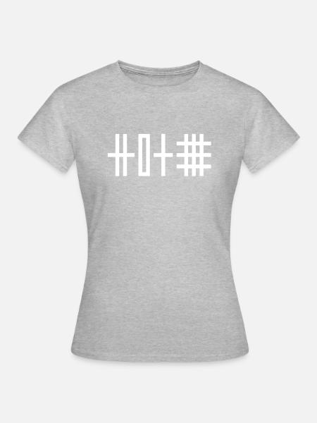 2019 | Minimalist White - Women's T-Shirt - heather grey