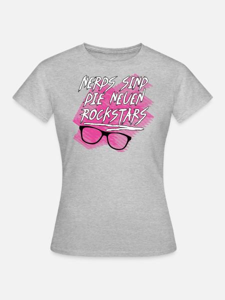 nerdy - Frauen T-Shirt - Grau meliert