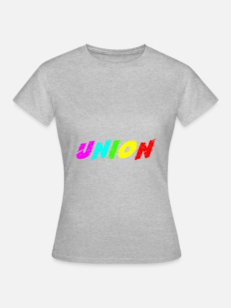 Union - Frauen T-Shirt - Grau meliert