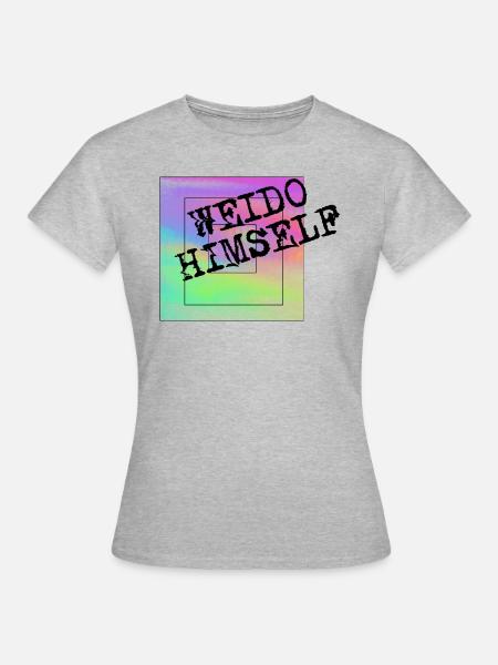 Weirdo himself - Frauen T-Shirt - Grau meliert