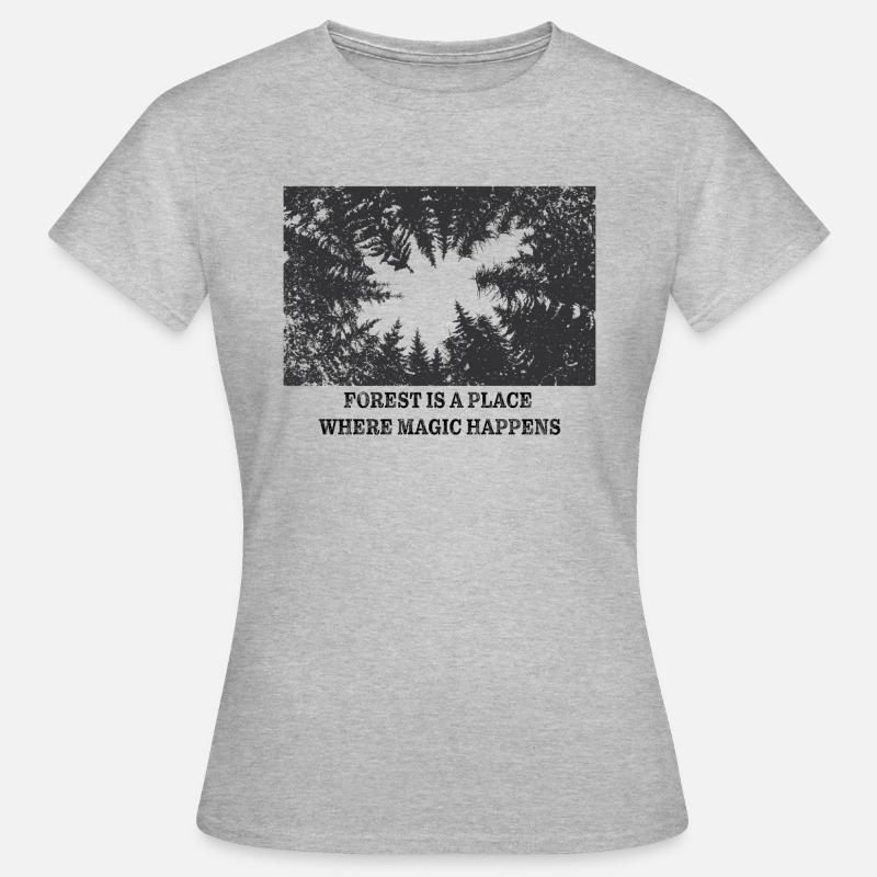 Magic Forest - Women's T-Shirt - heather grey