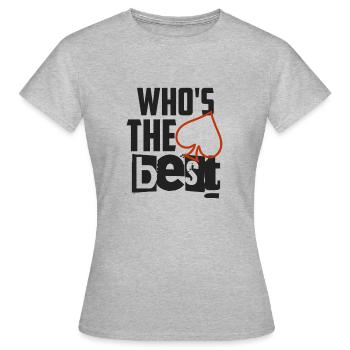Who es the best - Frauen T-Shirt - Grau meliert - Vorne - AI Model Female 172 dark (172cm)