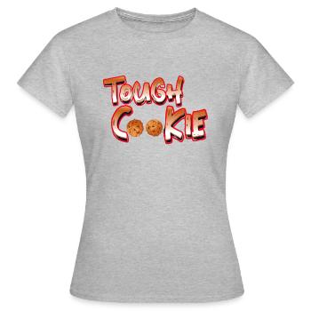 Dur à cuire - T-shirt Femme - gris chiné - Devant - AI Model Female 172 dark (172cm)