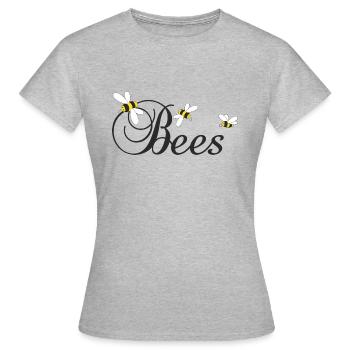 Bees, bees - Women's T-Shirt - heather grey - Front - AI Model Female 172 dark (172cm)