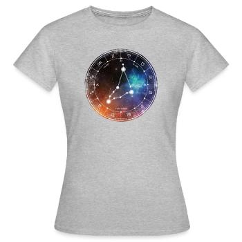 Capricorne - T-shirt Femme - gris chiné - Devant - AI Model Female 172 dark (172cm)