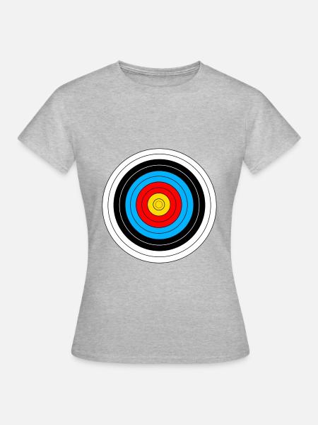 Target - Frauen T-Shirt - Grau meliert