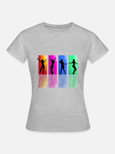 Dance - Frauen T-Shirt - Grau meliert