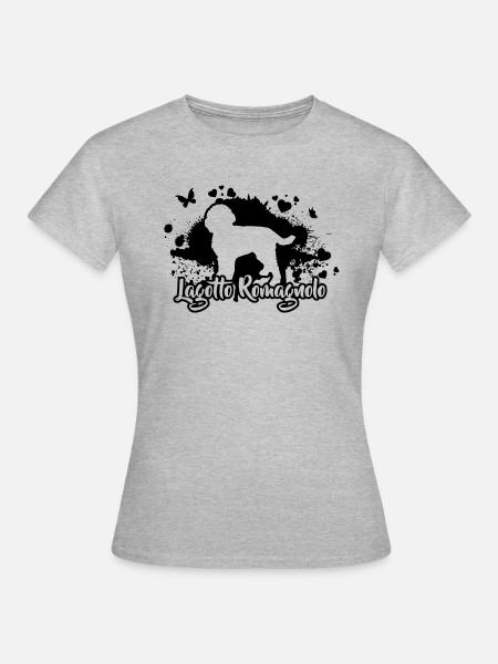 LAGOTTO ROMAGNOLO Hunde Hund Wilsigns - Frauen T-Shirt - Grau meliert
