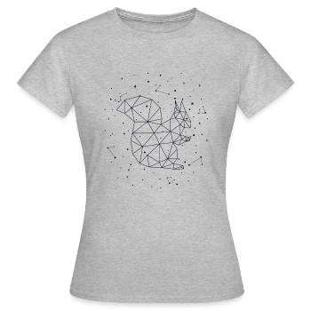 Constellation Squirrel Constellation Squirrel - T-shirt Femme - gris chiné - Devant - AI Model Female 172 dark (172cm)