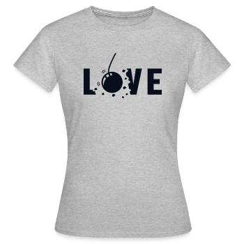 Love Demolition Contractor Home Improvement House - T-shirt Femme - gris chiné - Devant - AI Model Female 172 dark (172cm)
