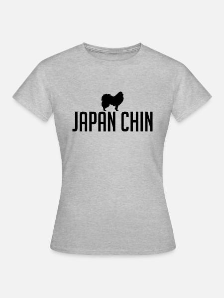 JAPAN CHIN Dog Breed Dog Dogs Wilsigns - Women's T-Shirt - heather grey