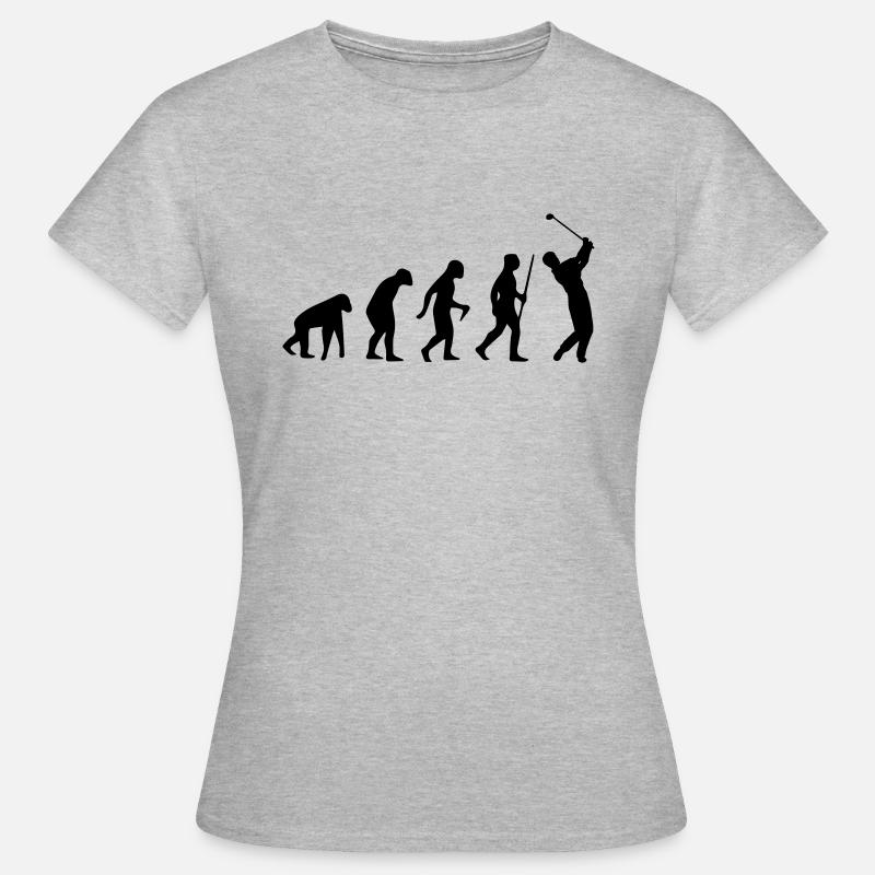 GOLF EVOLUTION - T-shirt Femme - gris chiné