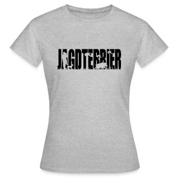 CHASSE TERRIER Chiens de chasse Chiens de chasse Chasseurs Wilsigns - T-shirt Femme - gris chiné - Devant - AI Model Female 172 dark (172cm)