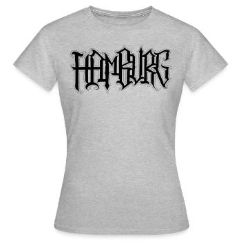Hamburg Städte reisen Hanse tattoo Pauli - Frauen T-Shirt - Grau meliert - Vorne - AI Model Female 172 dark (172cm)