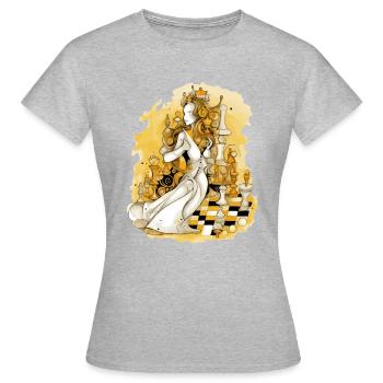 Miss CHesspowa - Women's T-Shirt - heather grey - Front - AI Model Female 172 dark (172cm)
