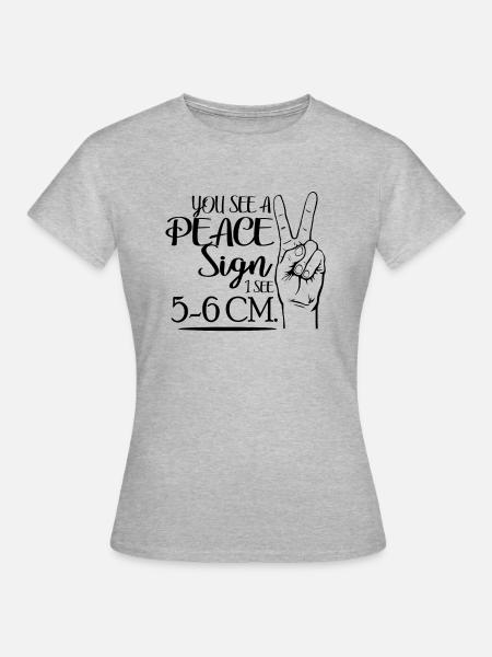 Hebammen Spruch - Frauen T-Shirt - Grau meliert
