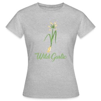 Ail des ours - T-shirt Femme - gris chiné - Devant - AI Model Female 172 dark (172cm)