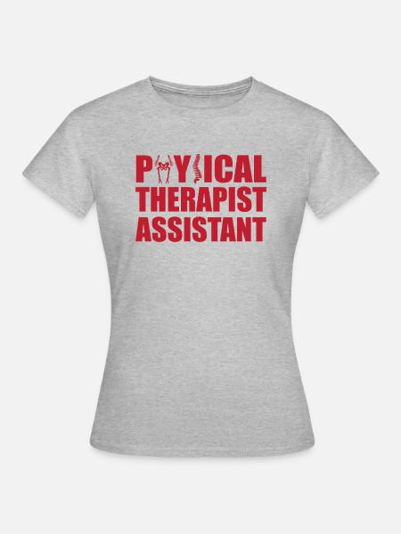 Physiotherapeuten Assistent - Frauen T-Shirt - Grau meliert