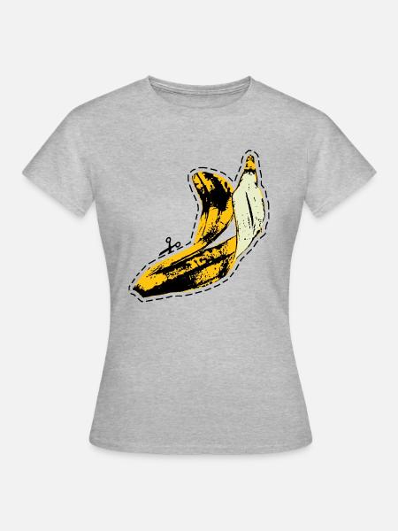 Do-it-yourself Banana - Frauen T-Shirt - Grau meliert