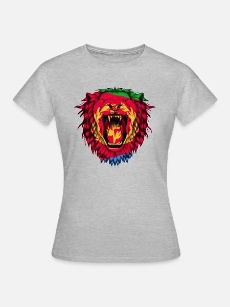 Eritrea - Frauen T-Shirt - Grau meliert