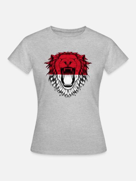 Monaco - Frauen T-Shirt - Grau meliert