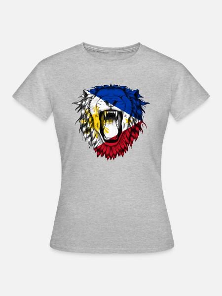 Philippinen - Frauen T-Shirt - Grau meliert