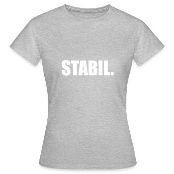 Stable. - Women's T-Shirt - heather grey - Front - AI Model Female 172 dark (172cm)