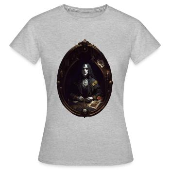 Tarot - T-shirt Femme - gris chiné - Devant - AI Model Female 172 dark (172cm)