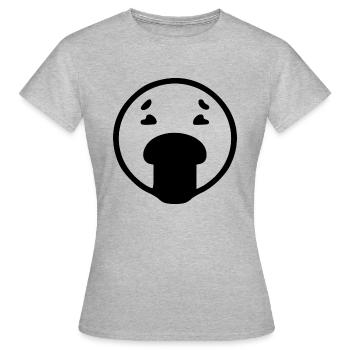Passe - T-shirt Femme - gris chiné - Devant - AI Model Female 172 dark (172cm)