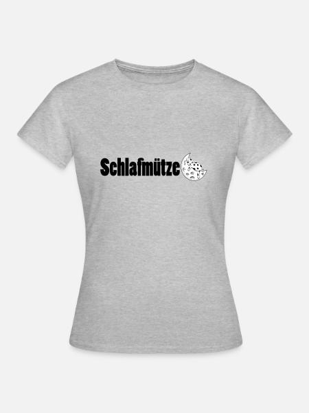 Schlafmuetze - Frauen T-Shirt - Grau meliert