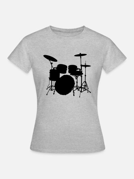 Drums - Women's T-Shirt - heather grey