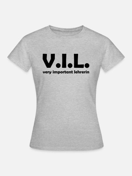 lehrerin - Frauen T-Shirt - Grau meliert