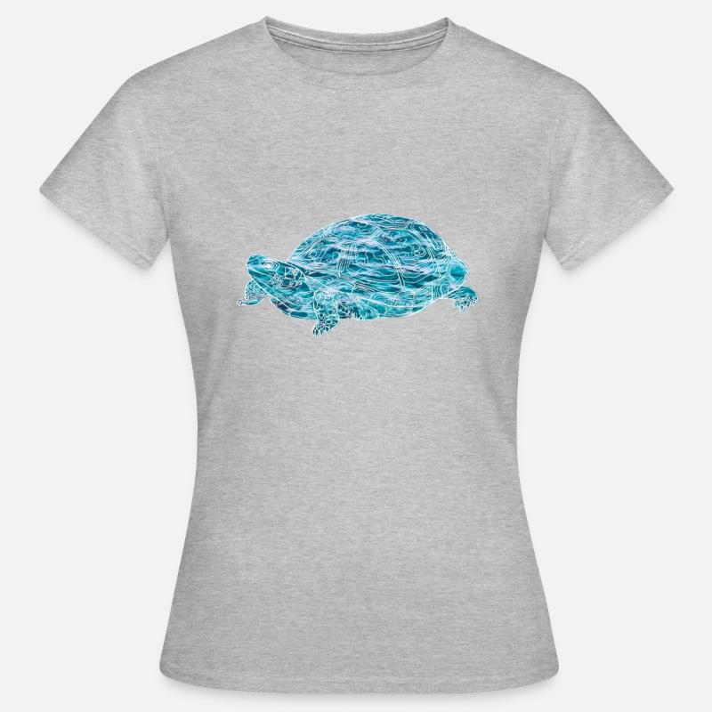 turtle, toad, animals, nature - Women's T-Shirt - heather grey