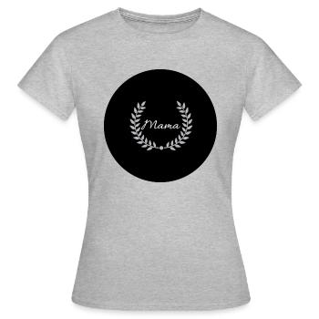 Mama - Frauen T-Shirt - Grau meliert - Vorne - AI Model Female 172 dark (172cm)