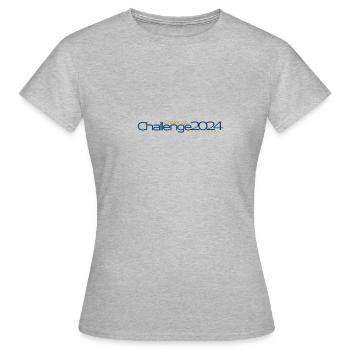 Défi - T-shirt Femme - gris chiné - Devant - AI Model Female 172 dark (172cm)