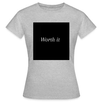 Screenshot 20231101 120419 Instagram - Frauen T-Shirt - Grau meliert - Vorne - AI Model Female 172 dark (172cm)