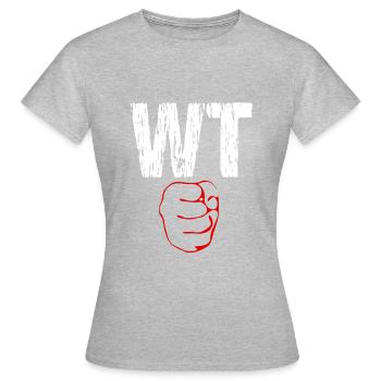 Wing Chun Self-Défense Mode de vie Arts martiaux - T-shirt Femme - gris chiné - Devant - AI Model Female 172 dark (172cm)