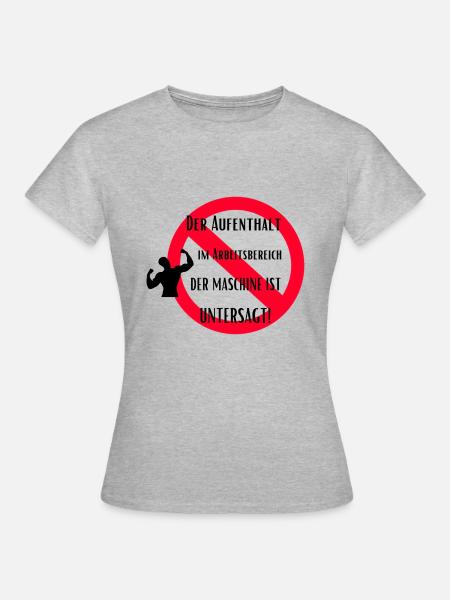 Restricted Zone Apparel - Frauen T-Shirt - Grau meliert